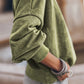 CREW NECK GREEN SWEATER