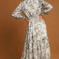 Classic Maxi Floral LS Dress