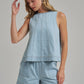 PIN STRIPE DENIM SET