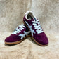 SASHA BURGUNDY SUEDE SNEAKER