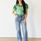 CACTUS FLUTTER GREEN TOP