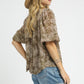 SMOCKED FLORAL TOP