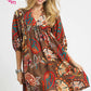 PUFF SLEEVE BABYDOLL DRES