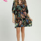 ABSTRACT BLACK DRESS
