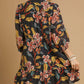 FALL FLORAL MIDI DRESS