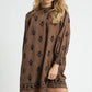 DEEP FALL FLOWER DRESS