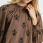 DEEP FALL FLOWER DRESS