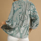 VELVET SAGE DAMASK TOP