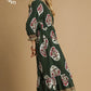 FLOWER PATCH MIDI DRESS