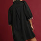 DOWN STRIPE SASSY DRESS