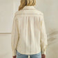 HORSESHOE EMB ECRU TOP