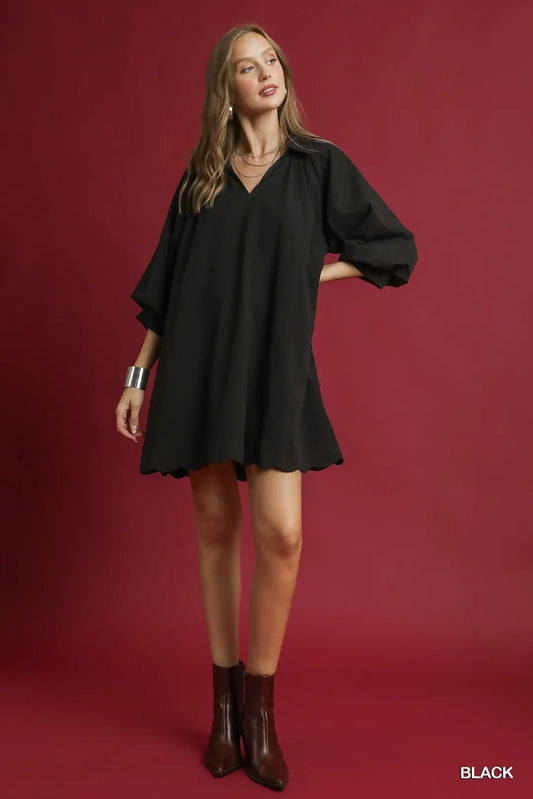 MIDNIGHT MIDI DRESS