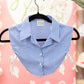 BLUE/WHITE STRIPE COLLAR