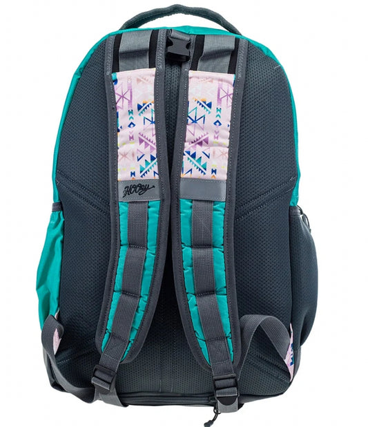 Hooey OX Turquoise/Pink W/Aztec Backpack