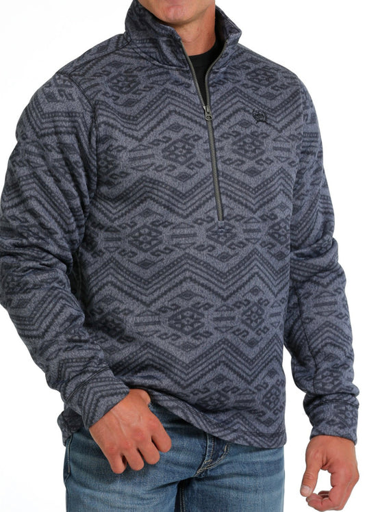 Cinch Mn 1/4 Zip Aztec Sweater