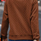 RAGLAN RUST SWEATER