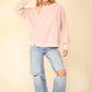 BASIC BLUSH LS SWEATER