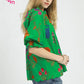 SCALLOP HEM ISLAND GREEN TOP