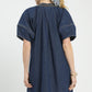 THREAD DENIM DRESS