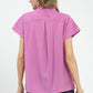 LACE BUTTON PEONY TOP