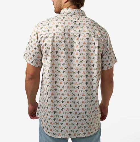 MALLARD DUCK DOG PERFORMANCE BUTTON UP