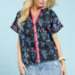 FLORAL GARDEN BLACK TOP