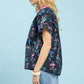 FLORAL GARDEN BLACK TOP