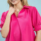 COLLAR FUCHSIA TOP