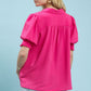 COLLAR FUCHSIA TOP