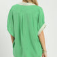 CONTRAST SAGE MINT TOP