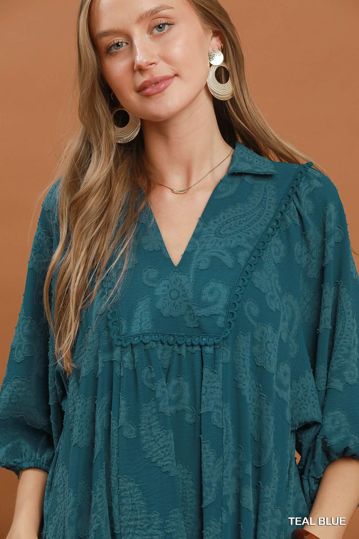 PAISLEY TEAL DRESS