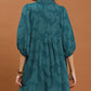 PAISLEY TEAL DRESS