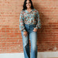 FLORAL BUCK HORSE LS