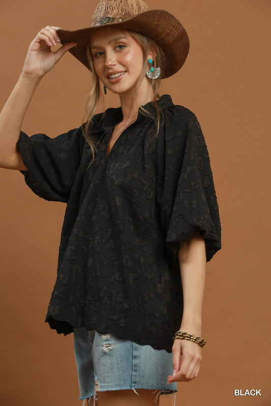 TEXTURED BLACK TOP