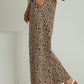 LEOPARD STRAIGHT PANTS