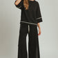 LUXEKNIT BLK BLACK SET