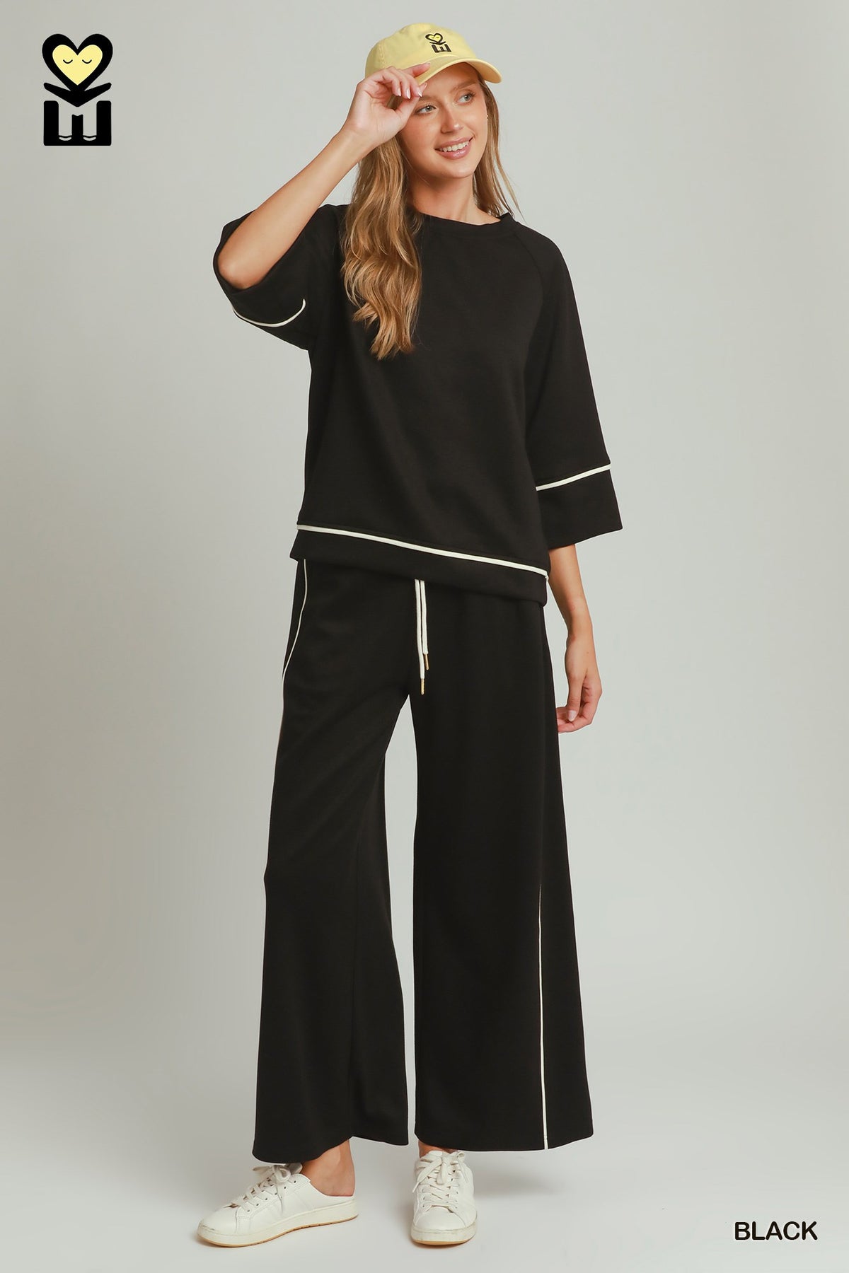 LUXEKNIT BLK BLACK SET