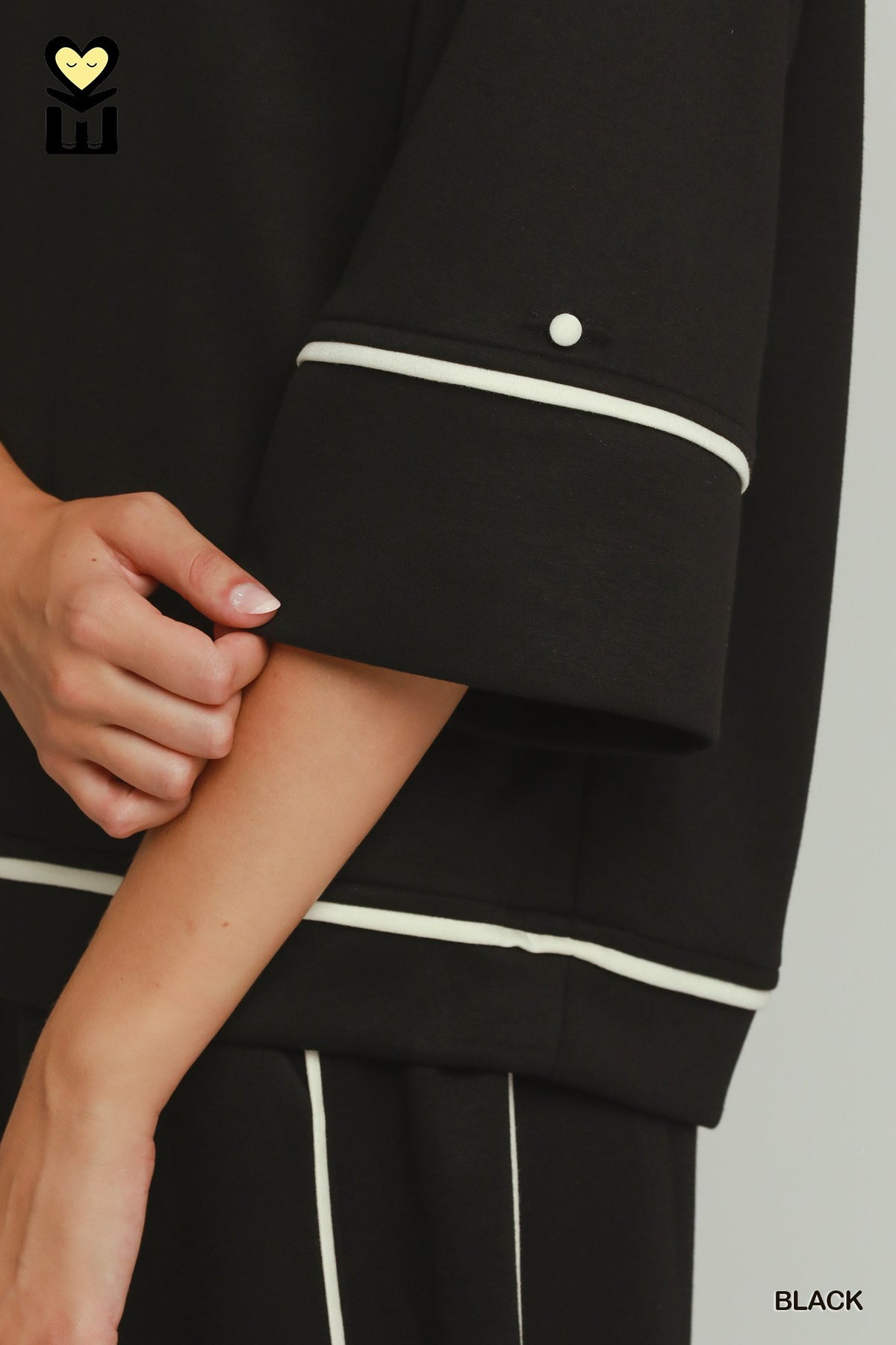 LUXEKNIT BLK BLACK SET