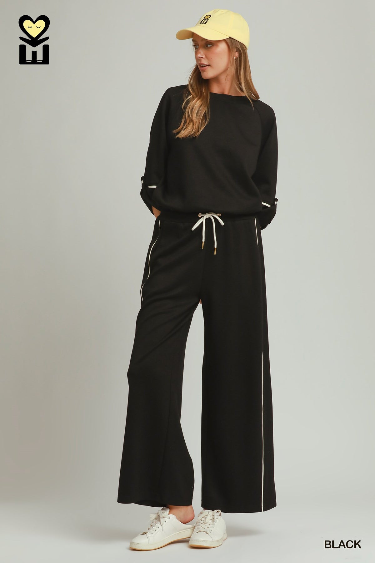 LUXEKNIT BLK BLACK SET