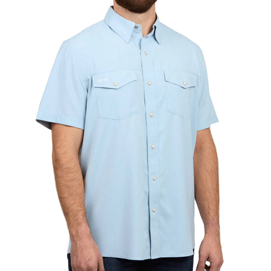 GAME GUARD STOCKYARD COASTAL BLUE SHIRT