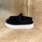 ROPER SUEDE BLK MULE