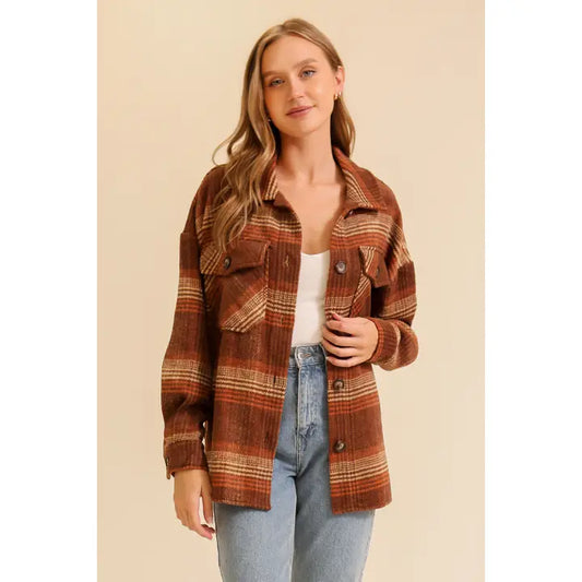 FALL VIBE BROWN SHACKET