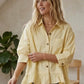 RUFFLE SOLID YELLOW TOP