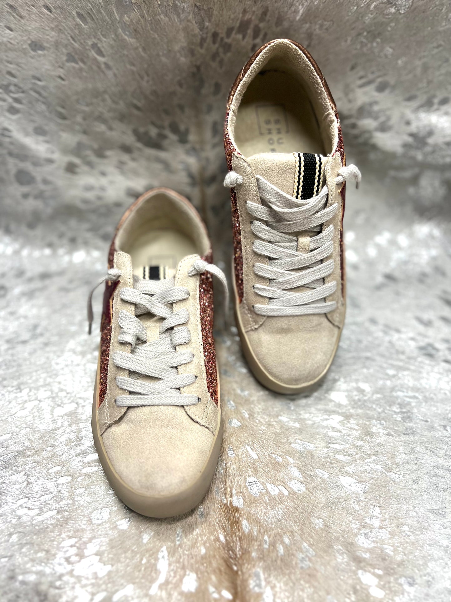 Paula Rose Gold Sneakers