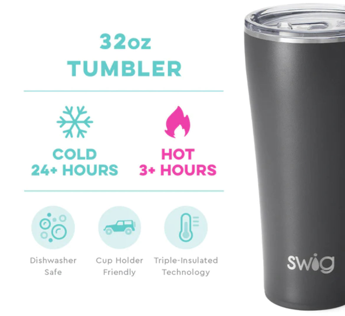 Swig Life Grey Tumbler 32oz