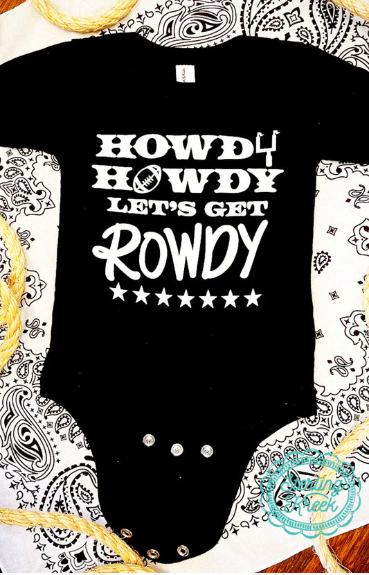 Howdy Howdy Baby Onesie