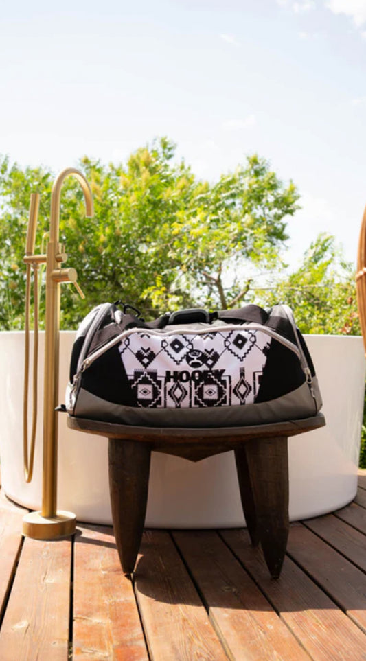 Hooey Competitor Carry-All Black/White Aztec Duffle