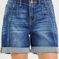 HI-RISE SEAM ROLL SHORTS