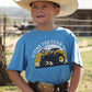 BOYS SS BLUE FARM TEE