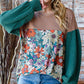 Wmns Color Floral Block LS